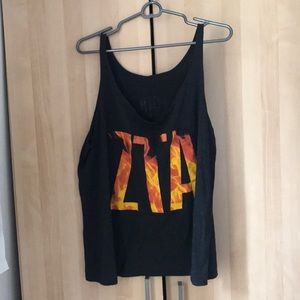 Zeta flame tank top